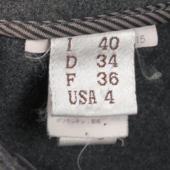 Brunello Cucinelli Grey Wool-Flannel Skinny Pants - Picture 9 of 11